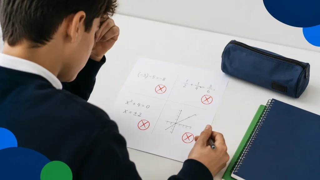 errores PAES Matemática